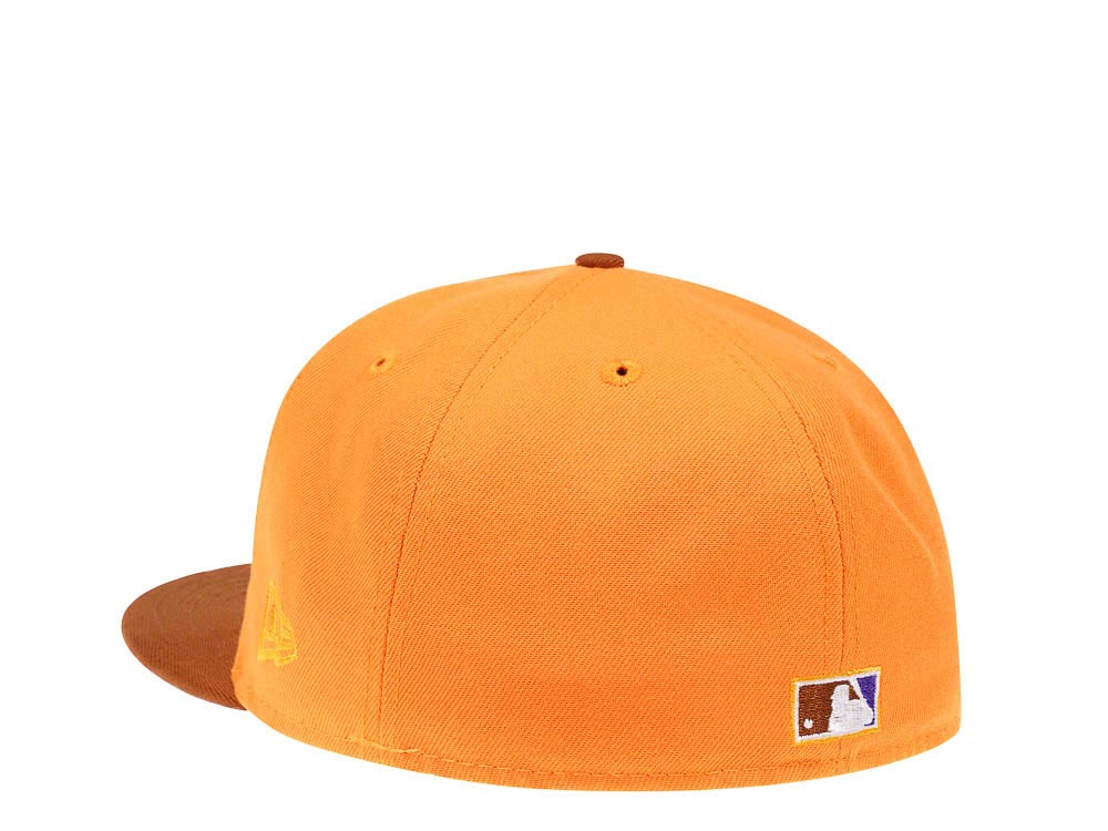 New Era Toronto Blue Jays 25th Anniversary Bourbon Tangerine Prime Edition 59Fifty Fitted Cap