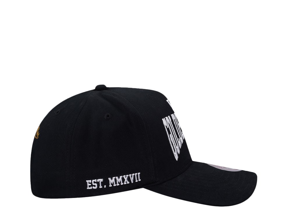 Mitchell & Ness Vegas Golden Knights Black Pro Pinch Fit Snapback Cap