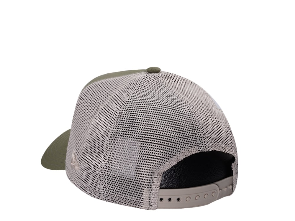 New Era Los Angeles Dodgers New Olive Prime Edition 9Forty A Frame Trucker Snapback Cap