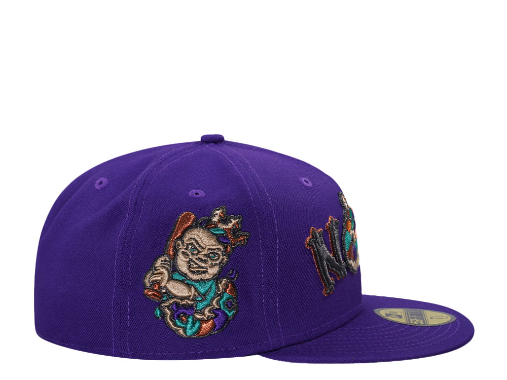 New Era New Orleans Baby Cakes Purple Prime Edition 59Fifty Fitted Cap