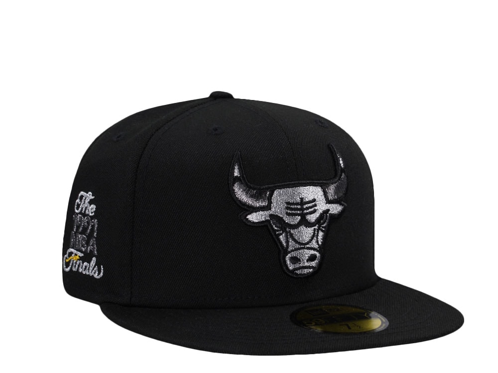 New Era Chicago Bulls NBA Finals 1991 Black Prime Edition 59Fifty Fitted Cap