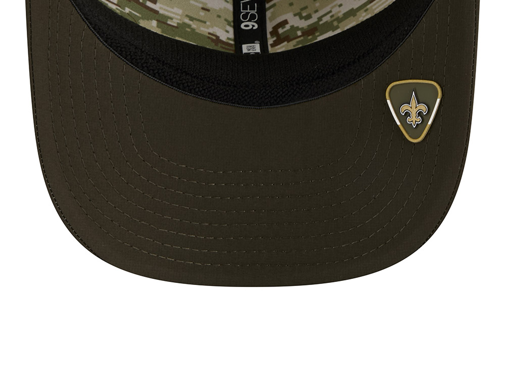 New Era New Orleans Saints Salute To Service 2025 9Seventy Snapback Cap