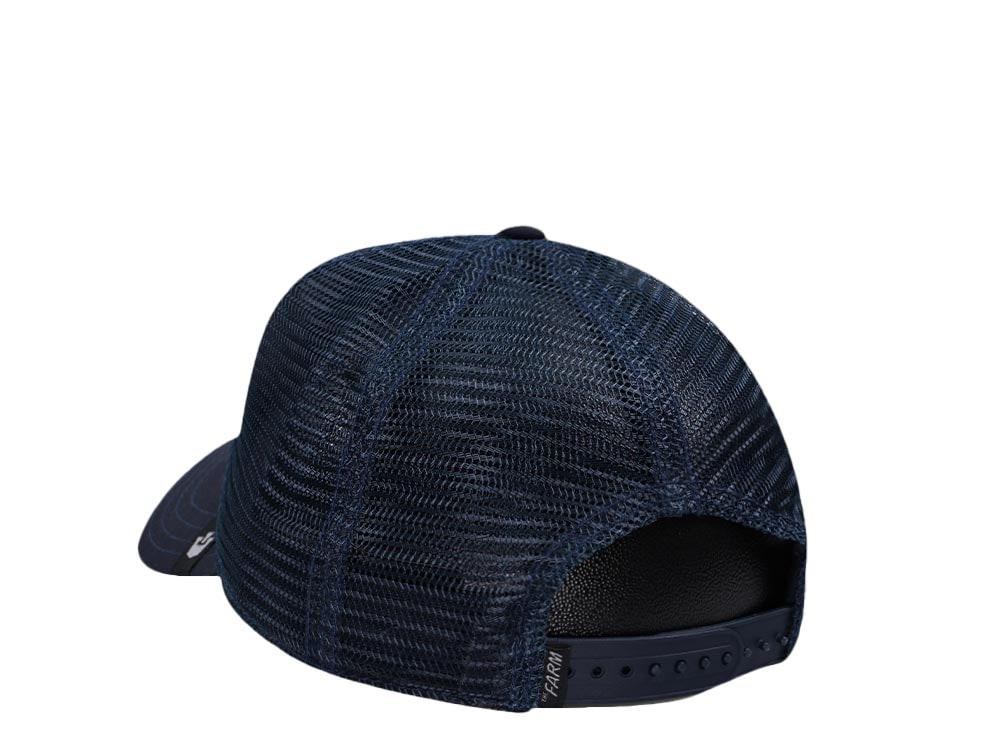 Goorin Bros The Lone Wolf Navy Trucker Snapback Cap