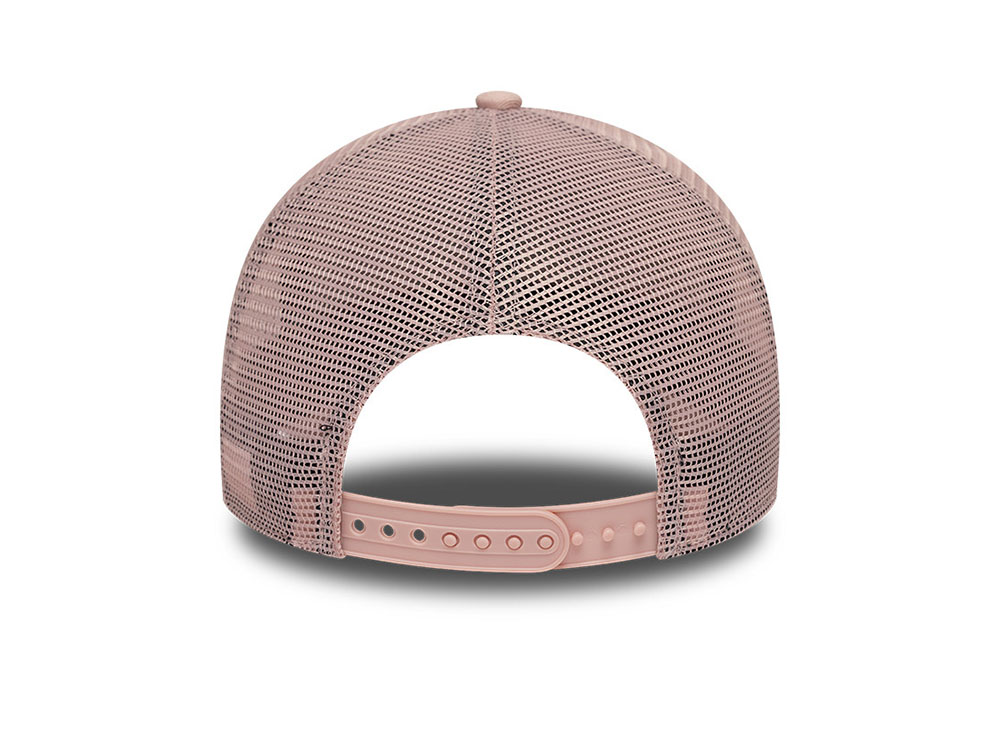 New Era Buffalo NY Tonal Patch Pink 9Forty A Frame Trucker Snapback Cap