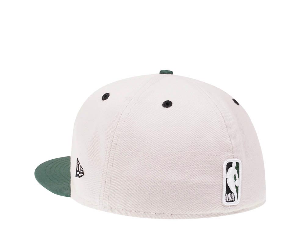 New Era Milwaukee Bucks Stone Two Tone Edition 59Fifty Fitted Cap