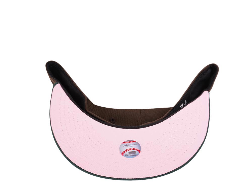 New Era Montreal Expos Brown All Star Game 1982 Forest Pink Edition 59Fifty Fitted Cap