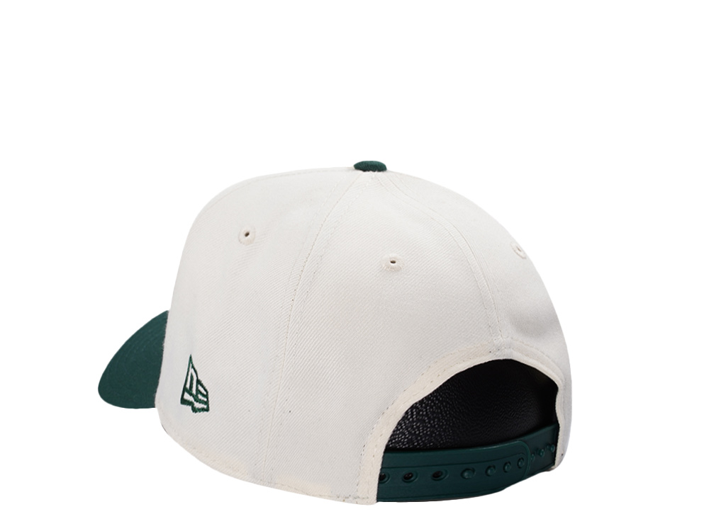 New Era New York Yankees Micro Script Chrome Two Tone Edition 9Forty A Frame Snapback Cap