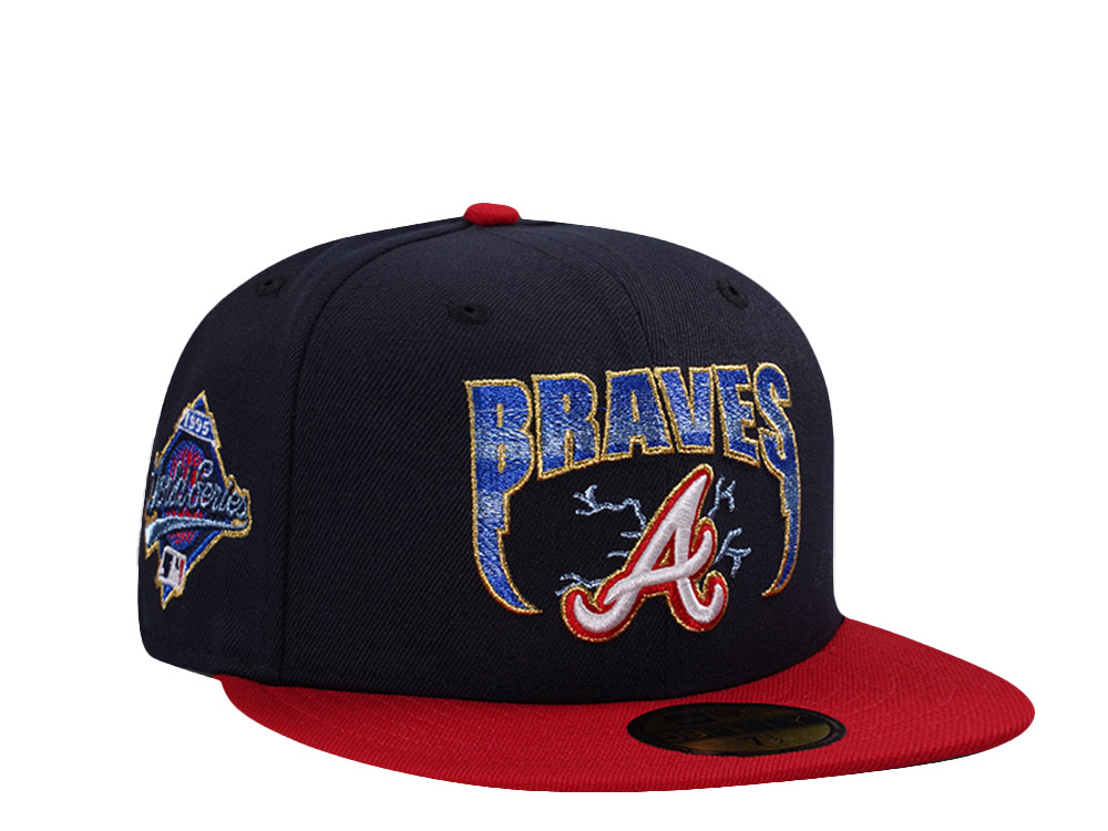 New Era Atlanta Braves World Series 1995 Navy Two Tone Edition 59Fifty Fitted Cap
