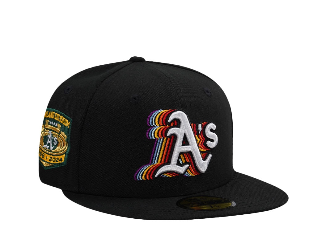 New Era Oakland Athletics Oakland Coliseum Black Prime Edition 59Fifty Fitted Cap