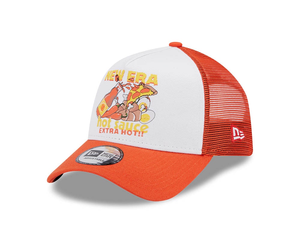 New Era Soy Hot Sauce  9Forty A Frame Trucker Snapback Cap