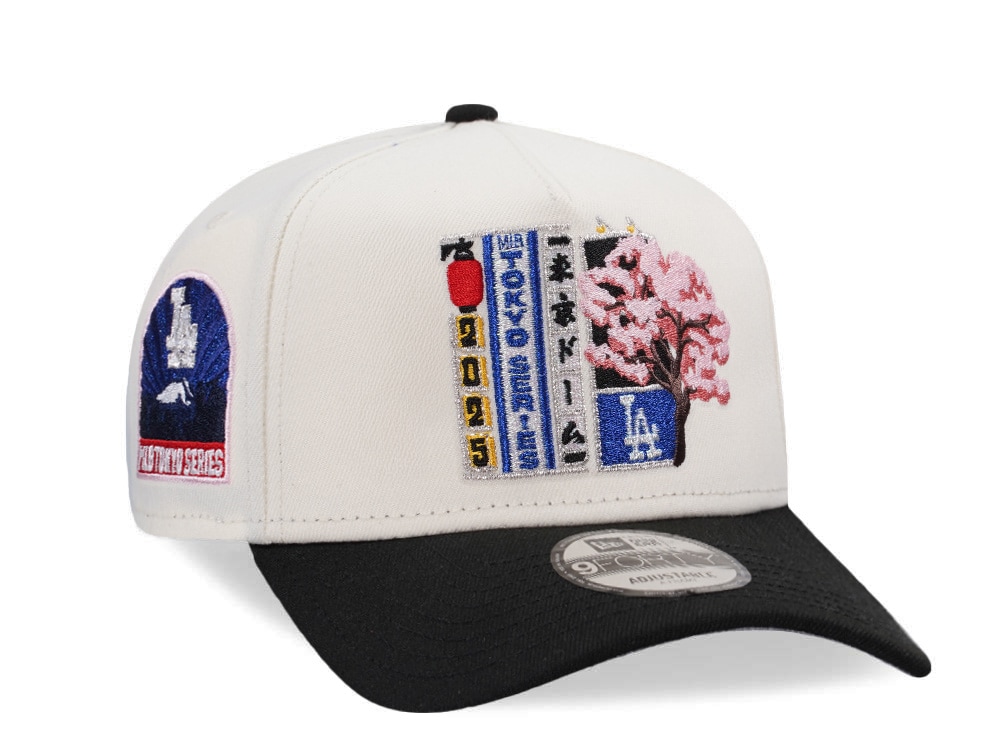 New Era Los Angeles Dodgers Tokyo Series 2025 Chrome Two Tone Edition 9Forty A Frame Snapback Cap
