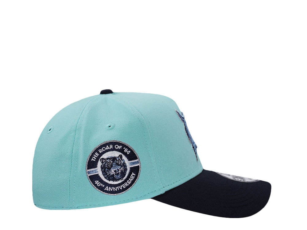 New Era Detroit Tigers 40th Anniversary Glacier Two Tone Edition 9Forty A Frame Snapback Cap