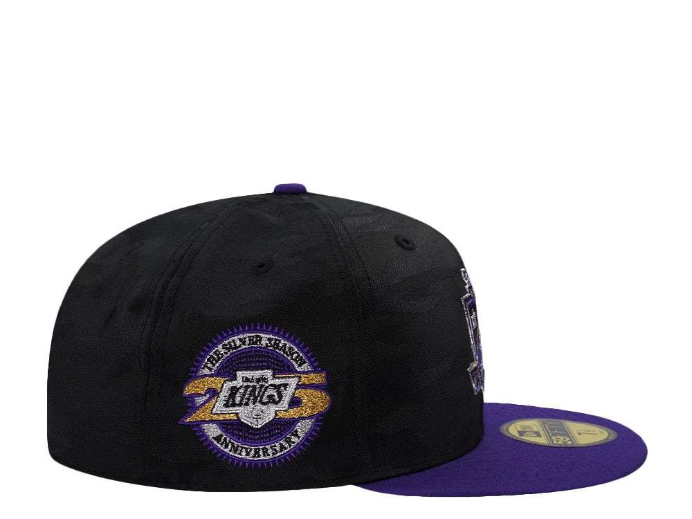 New Era Los Angeles Kings 25th Anniversary Black Two Tone Edition 59Fifty Fitted Cap