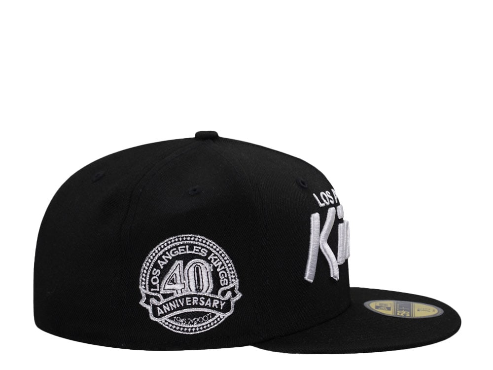 New Era Los Angeles Kings 40th Anniversary Script Prime Edition 59Fifty Fitted Cap