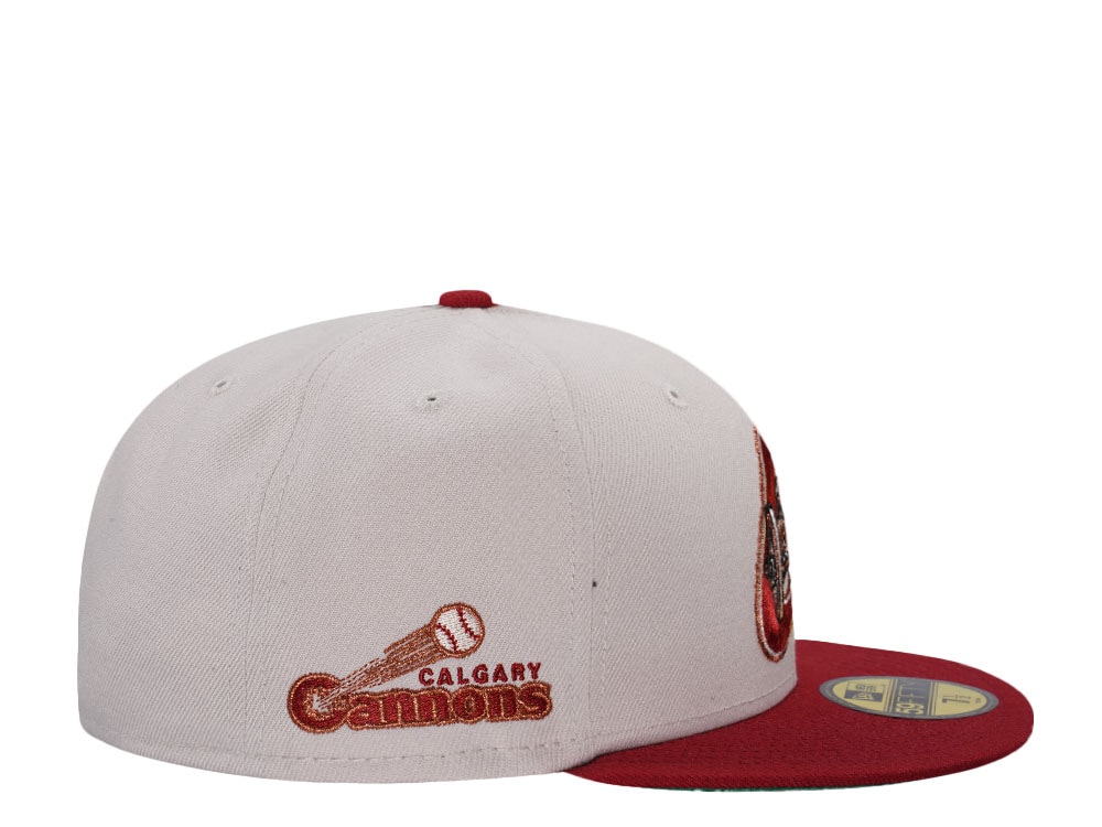 New Era Calgary Cannons Stone Copper Two Tone Edition 59Fifty Fitted Cap