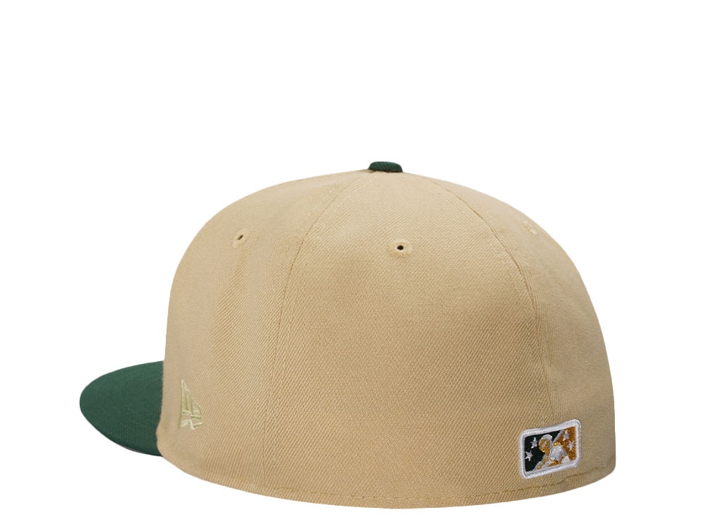 New Era Wisconsin Timber Rattlers 20 Seasons Vegas Gold Two Tone Edition 59Fifty Fitted Cap