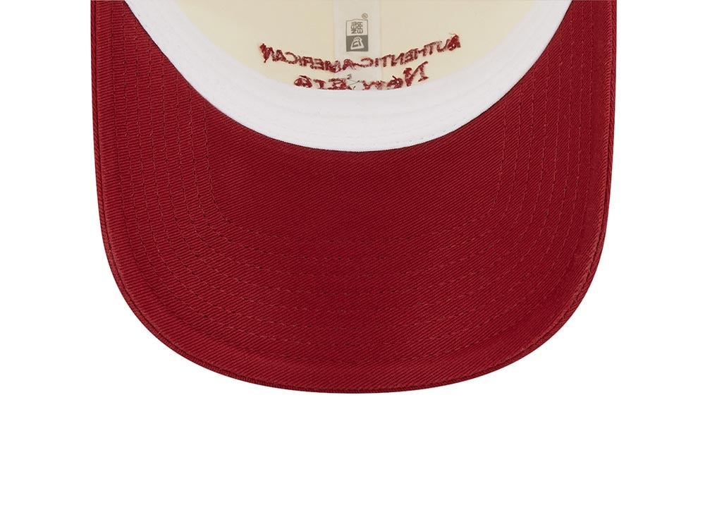 New Era Est. 1920 Contrast Stone Merlot Two Tone 9Twenty Strapback Cap
