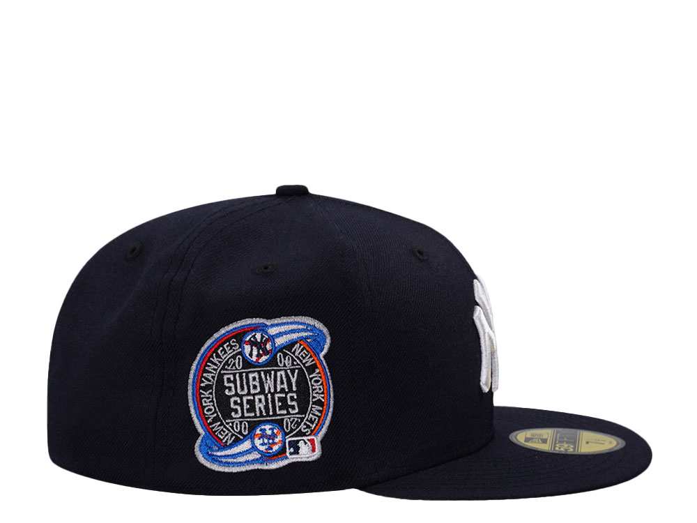 New Era New York Yankees Subway Series 2000 Navy Wool Edition 59Fifty Fitted Cap