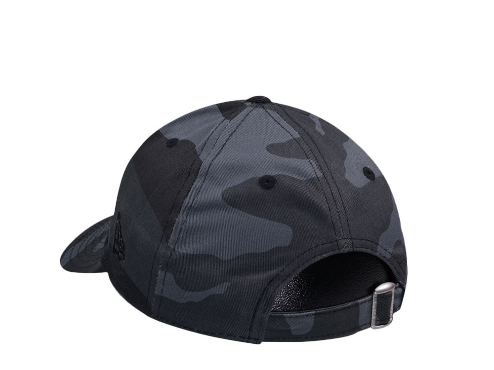 New Era New York Yankees League Essential Gray Camo Kids 9Forty Strapback Cap