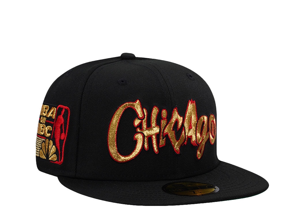 New Era Chicago Bulls NBA on NBC Black Prime Edition 59Fifty Fitted Cap