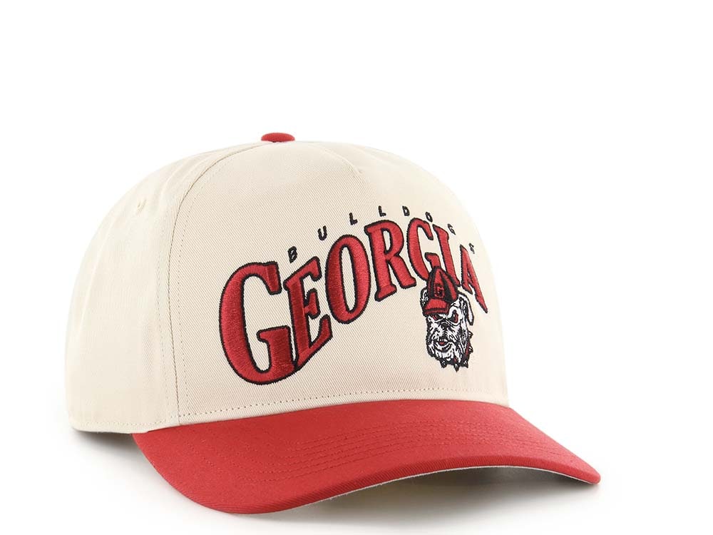 47Brand Georgia Bulldogs Natural Wave Hitch Snapback Cap