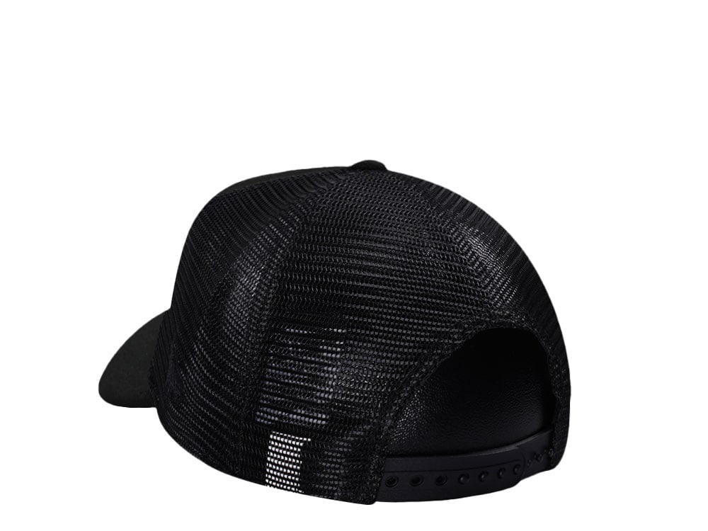 New Era New England Patriots Black Foam Trucker 9Forty A Frame Snapback Cap