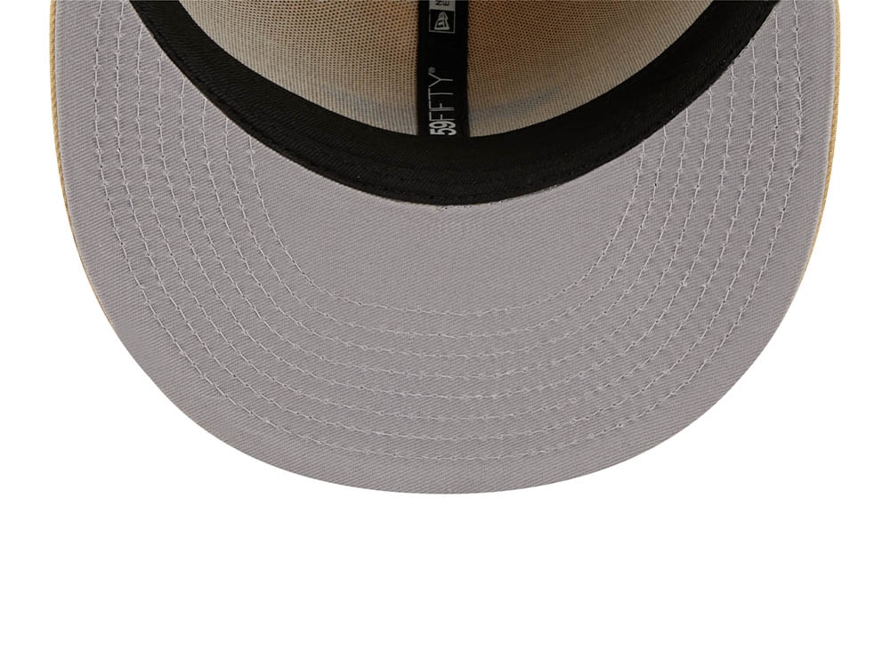 New Era Houston Astros 45th Anniversary Raffia Front Vegas Gold Edition 59Fifty Fitted Cap