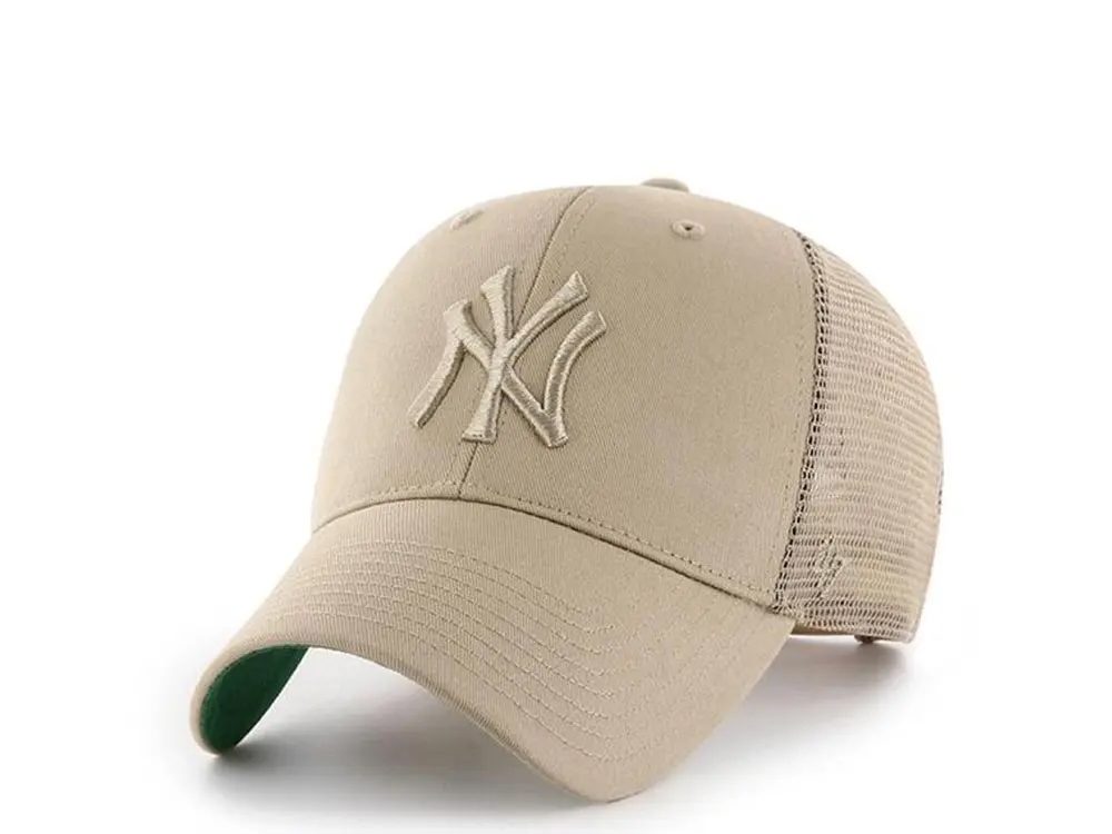 47Brand New York Yankees Tonal Khaki Classic Trucker Snapback Cap