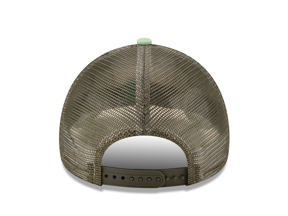 New Era Eagle Patch Trucker A Frame Snapback Cap