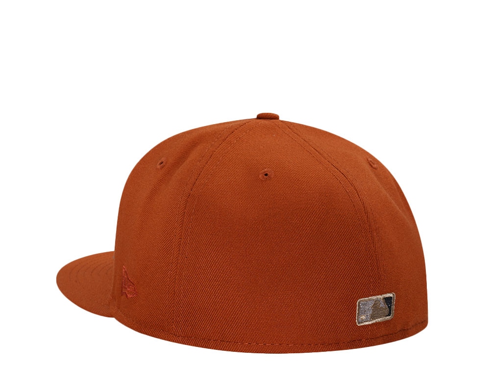 New Era Texas Rangers Rusty Silver City Connect Edition 59Fifty Fitted Cap