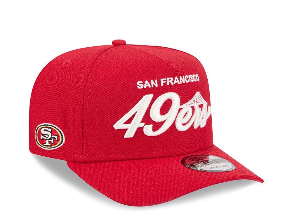 New Era San Francisco 49ers Local Play 9Fifty A Frame Snapback Cap