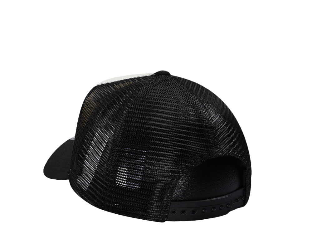 New Era Miami Heat White 9Forty A Frame Trucker Snapback Cap