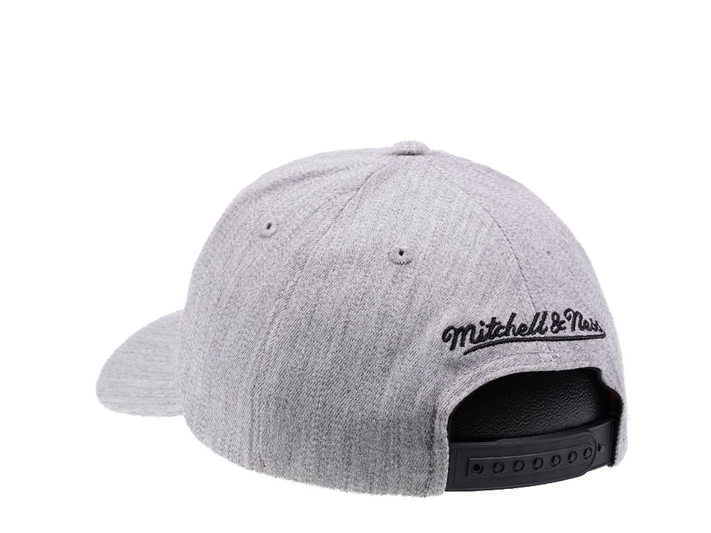 Mitchell & Ness Brooklyn Nets Heather Red Line Flex Snapback Cap
