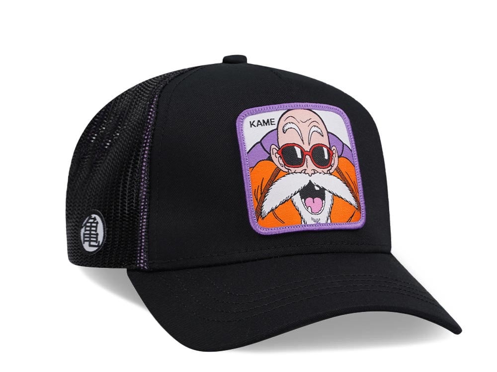 Capslab Dragon Ball Z Kame Black Trucker Snapback Cap