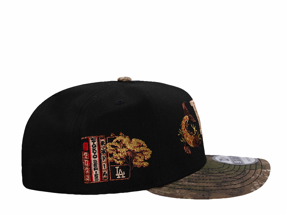 New Era Los Angeles Dodgers Tokyo Series Koi Black Two Tone Edition 9Fifty A Frame Snapback Cap