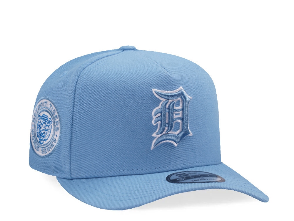 New Era Detroit Tigers World Series 1968 Sky Blue Prime Edition 9Fifty A Frame Snapback Cap