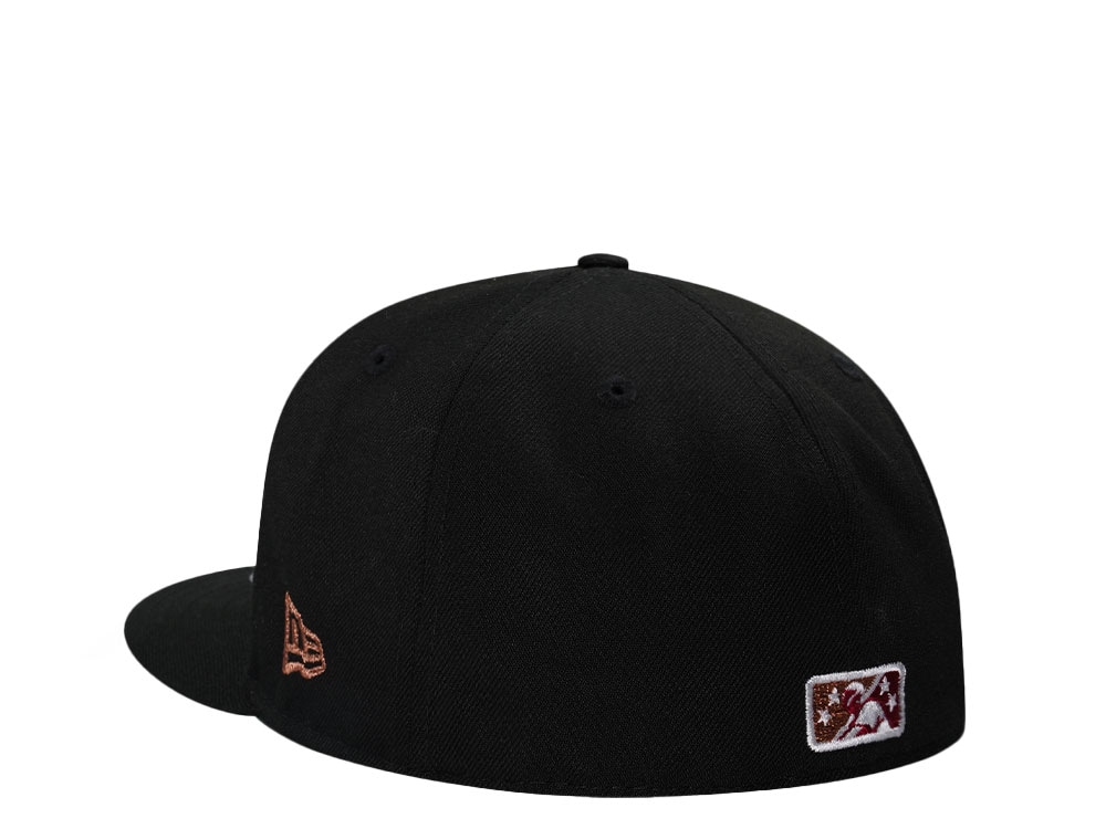 New Era Yakima Bears Black Throwback Edition 59Fifty Fitted Cap