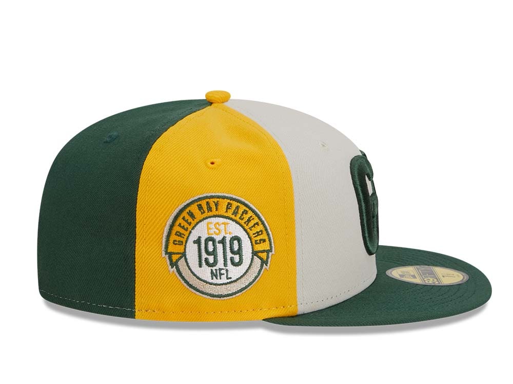 New Era Green Bay Packers NFL Sideline 2023 59Fifty Fitted Cap