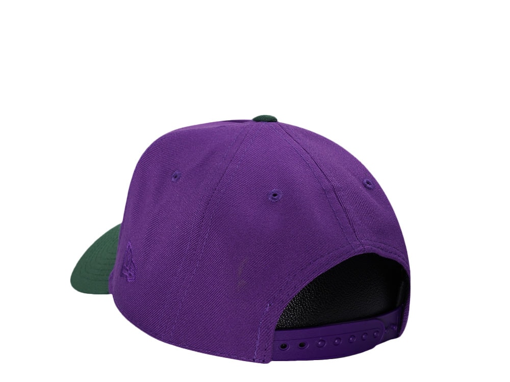 New Era Tampa Smokers Purple Gold Two Tone Edition 9Forty A Frame Snapback Cap