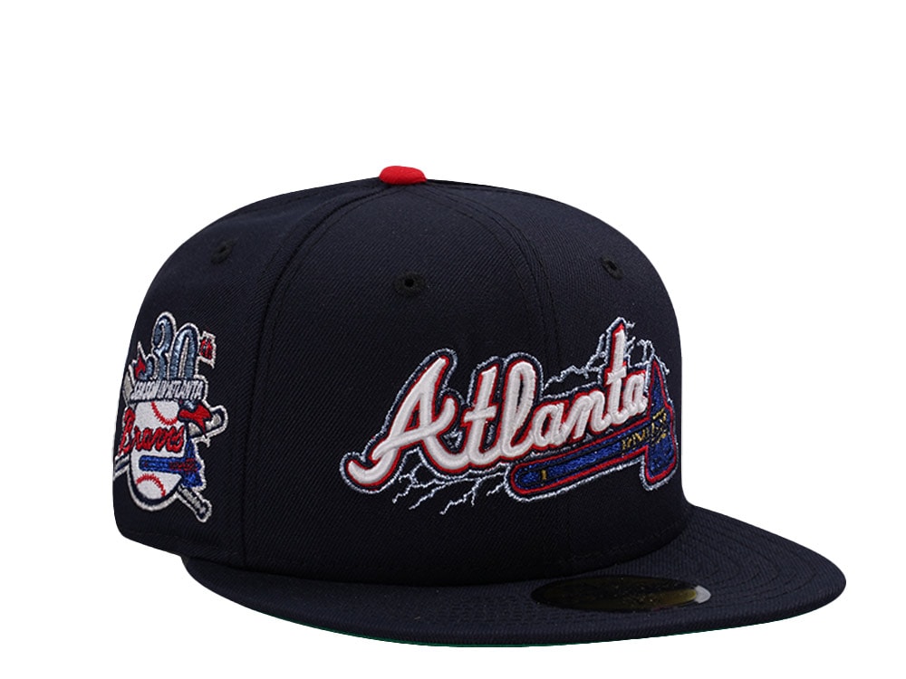 New Era Atlanta Braves 30th Anniversary Navy Prime Edition 59Fifty Fitted Cap