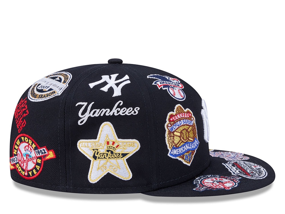 New Era New York Yankees All Over Navy Edition 59Fifty Fitted Cap