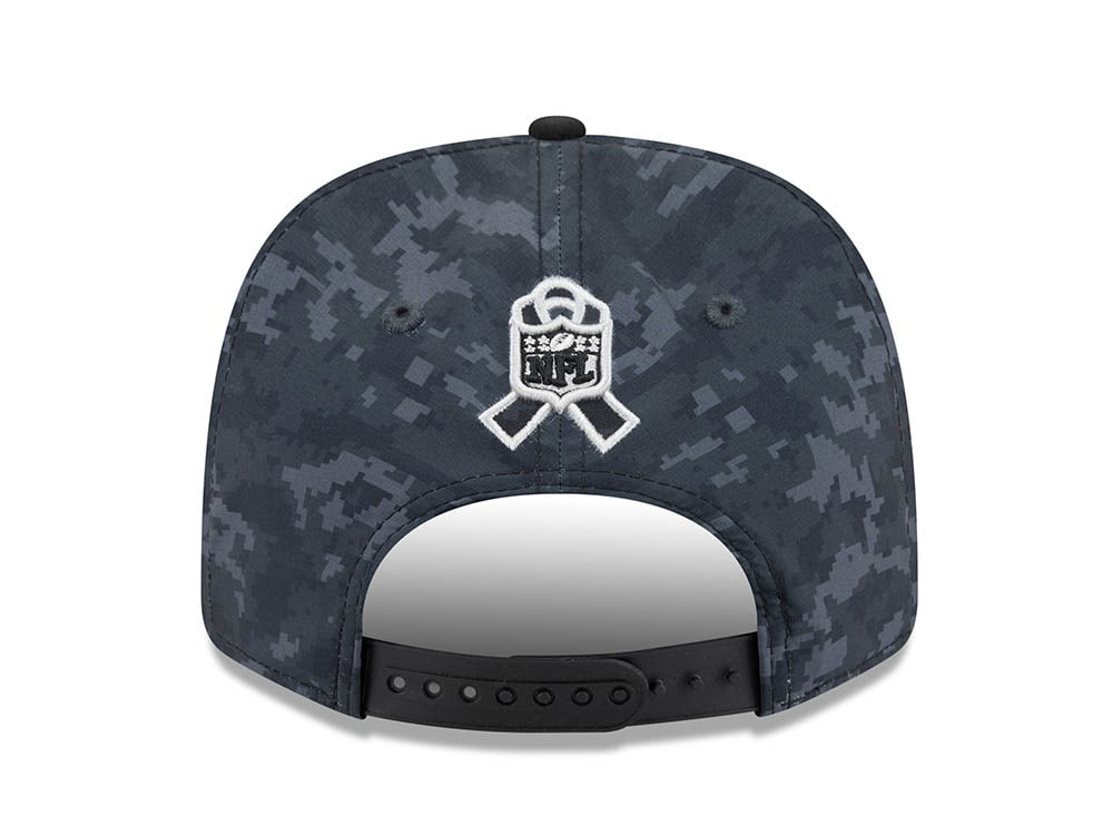 New Era San Francisco 49ers NFL Salute to Service 2026 Digi Camo Black 9Seventy Stretch Snapback Cap