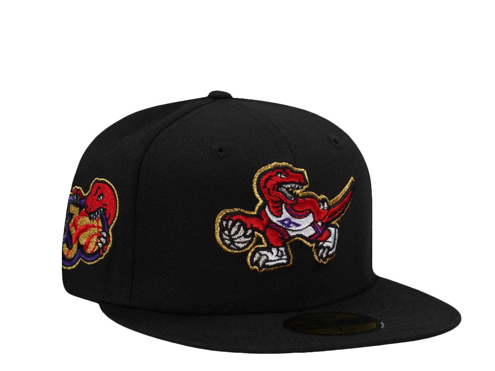 New Era Toronto Raptors 30th Anniversary Black Prime Edition 59Fifty Fitted Cap