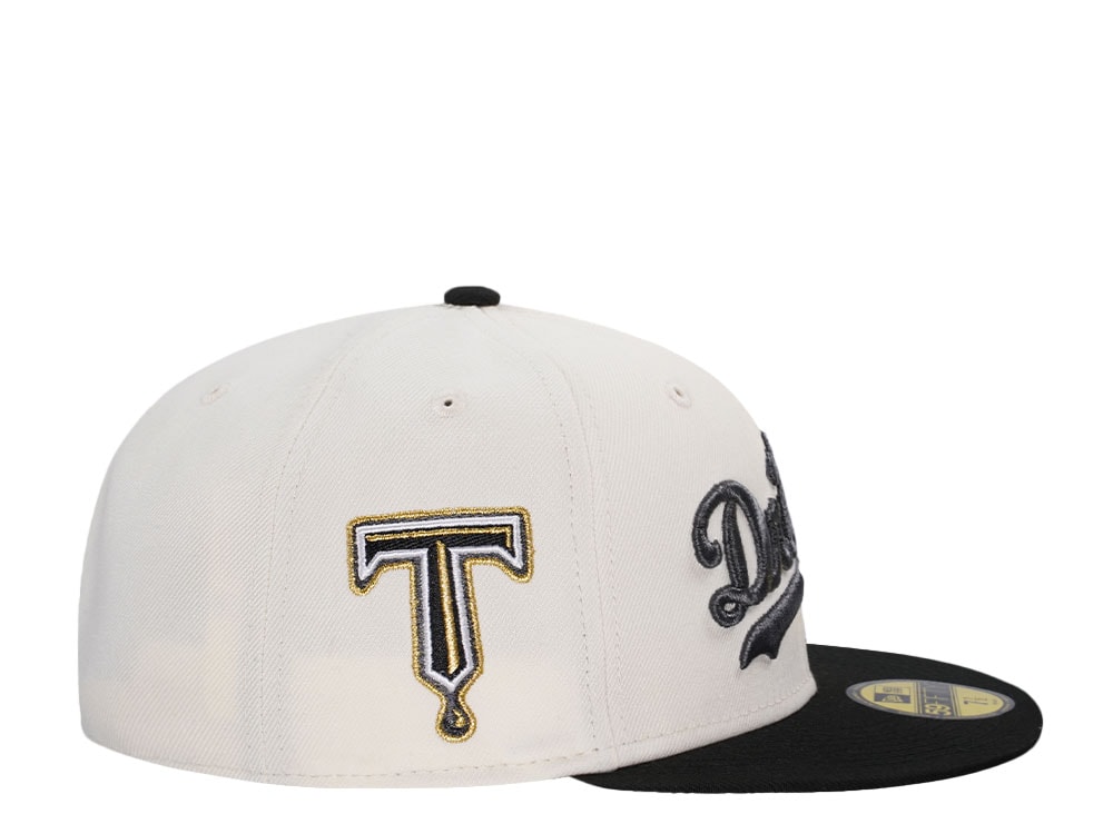 New Era Tulsa Drillers Chrome Black Prime Two Tone Edition 59Fifty Fitted Cap
