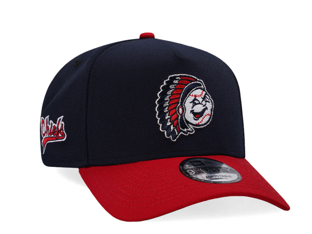 New Era Peoria Chiefs Navy Two Tone Edition 9Forty A Frame Snapback Cap
