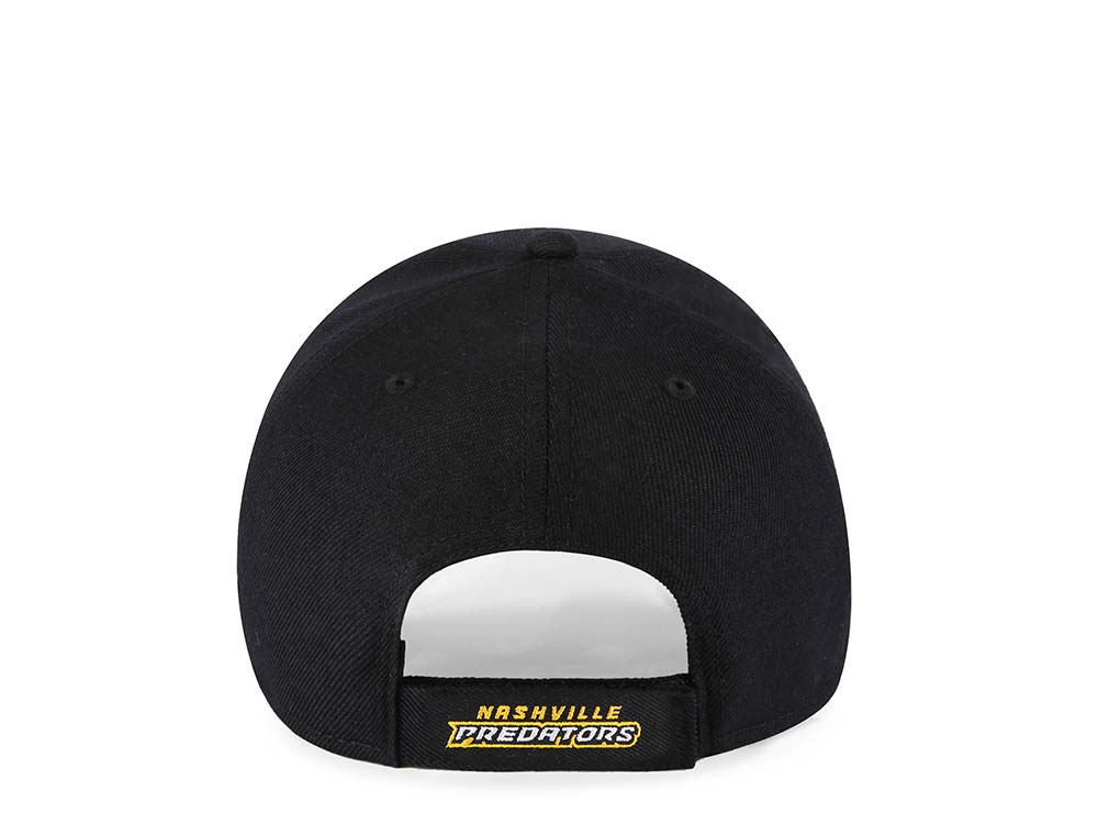 47Brand Nashville Predators Classic Black Strapback Cap