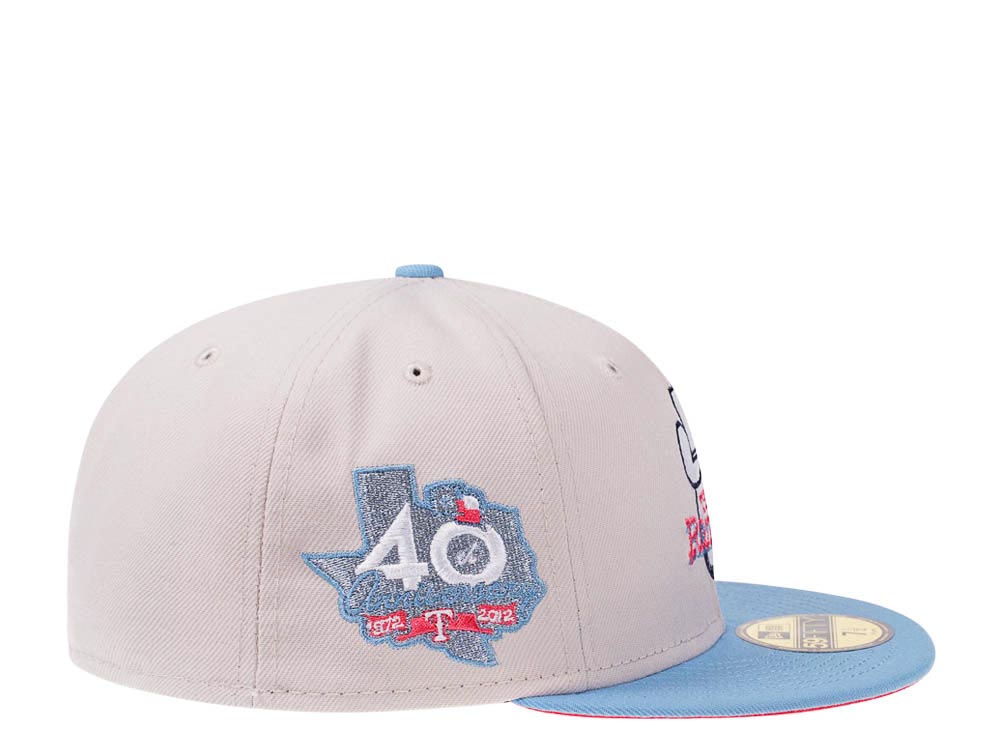 New Era Texas Rangers 40th Anniversary Iced Lava Edition 59Fifty Fitted Cap