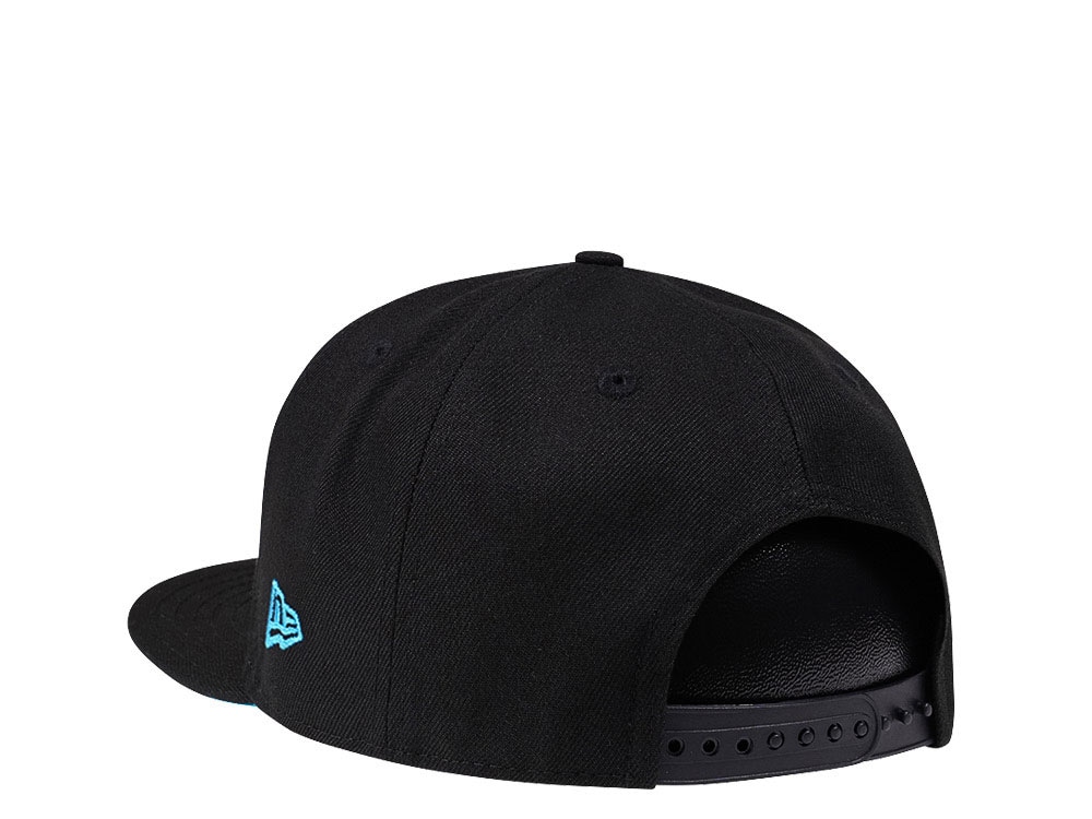 New Era Miami Marlins Black and Teal Edition 9Fifty Snapback Cap