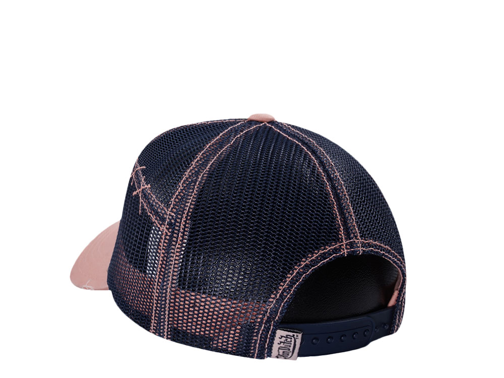 Von Dutch Oval Patch Pink Highlight Edition Trucker Snapback Cap