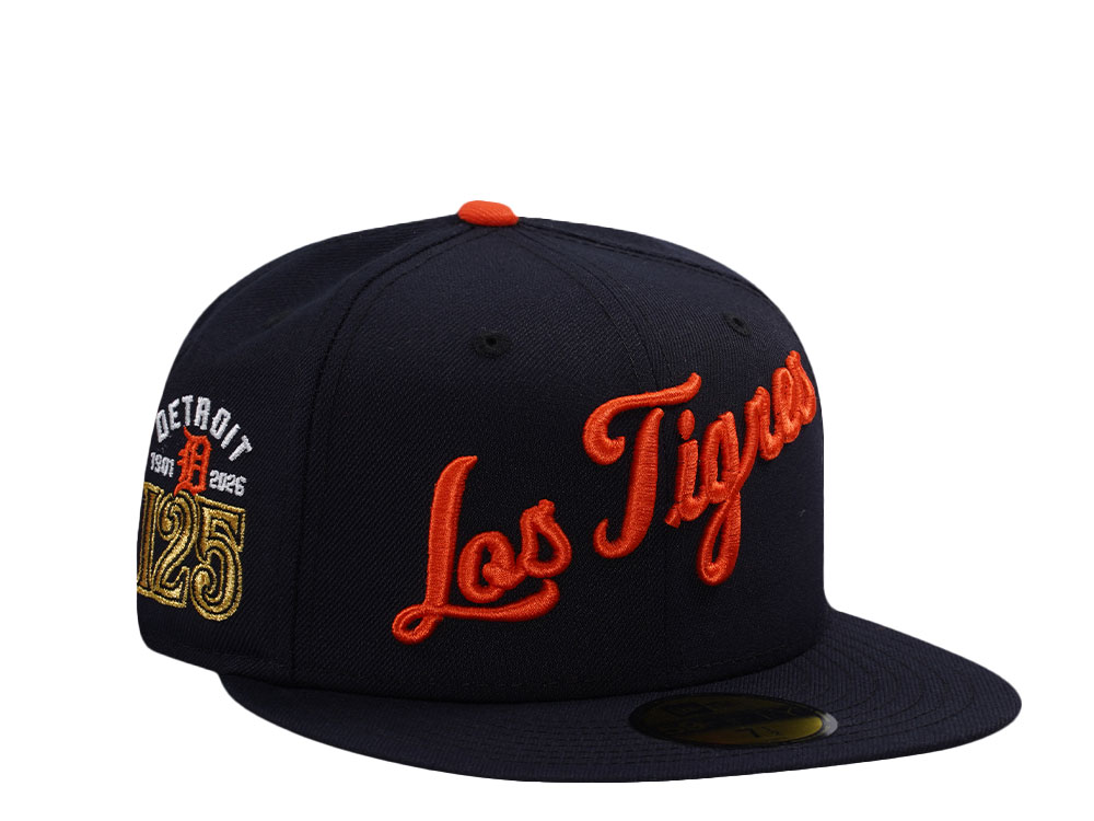New Era Detroit Tigers 125th Anniversary Navy Prime Edition 59Fifty Fitted Cap